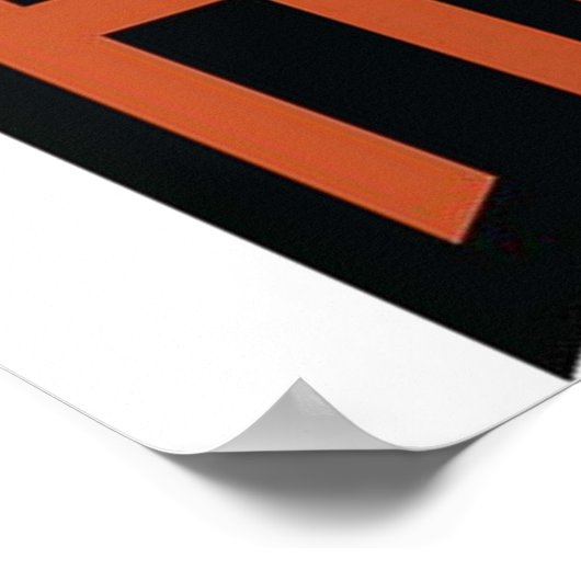 HellBoy-Logo Poster (Ecke)