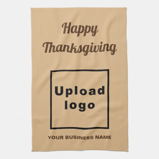 Hellbraun | Erntedank | Business | Geschirrtuch (Vertikal)