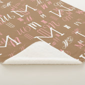 Hellbraune Anfangsform M (kundenspezifisch) cooles Sherpadecke (3/4)