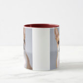 Hellbraune Boston-Terrier-HundeTasse Tasse (Zentrum)