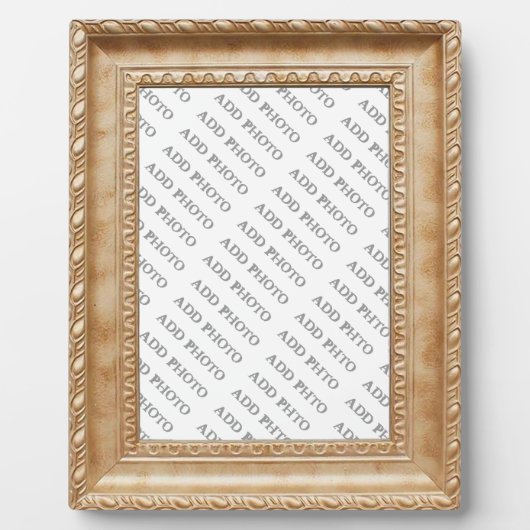 Hellbraune Freundschaft Holzrahmen Pic Foto Plaque Fotoplatte (Vorderseite)