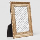 Hellbraune Freundschaft Holzrahmen Pic Foto Plaque Fotoplatte (Seite)