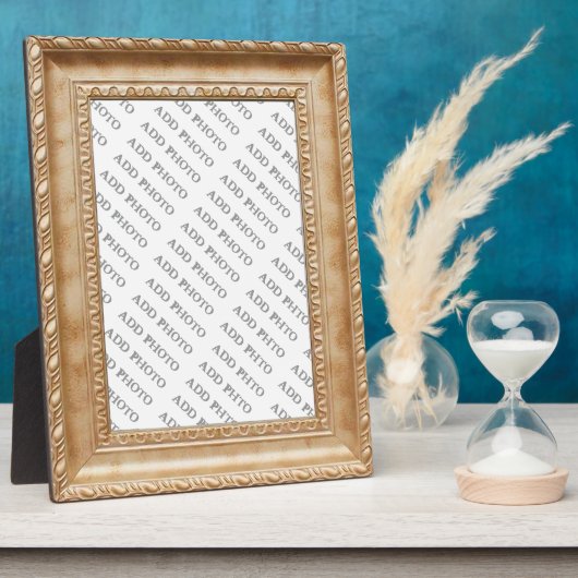 Hellbraune Freundschaft Holzrahmen Pic Foto Plaque Fotoplatte (Seite)