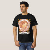 Hellbraune Haarschwester T-Shirt (Vorne ganz)