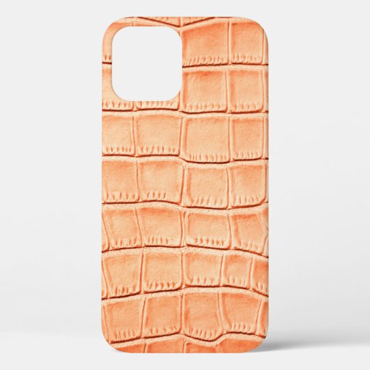 Hellbraune Krokodilledertextur Case-Mate iPhone Hülle (Rückseite)