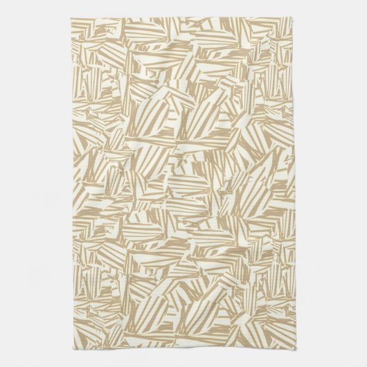 Hellbraune oder holzfarbene Wimpern, braun und wei Geschirrtuch (Vertikal)