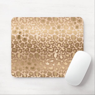 Hellbraune Tigerstreifen-Tierprint Safari Mousepad