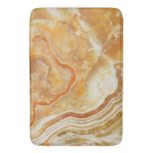 Hellbraune und beige Marmorsteine - Textur drucken Badematte (Vorderseite Vertikal)