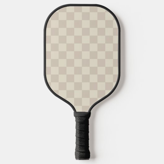 Hellbraune und braune Schachtel Pickleball Schläger (Vorderseite)