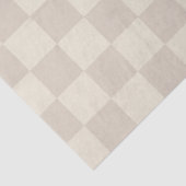 Hellbraune und braune Schachtel Seidenpapier (Detail)