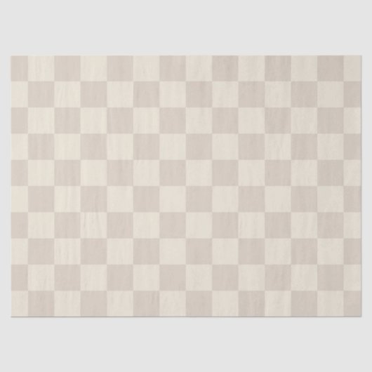 Hellbraune und braune Schachtel Seidenpapier (Vorderseite)