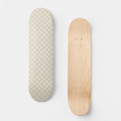 Hellbraune und braune Schachtel Skateboard (Vorderseite)
