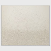 Hellbrauner falscher Glitter Geschenkpapier (Flach)