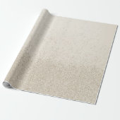 Hellbrauner falscher Glitter Geschenkpapier (Ungerollt)