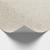 Hellbrauner falscher Glitter Geschenkpapier (Ecke)