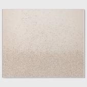 Hellbrauner falscher Glitter Geschenkpapier (Flach)