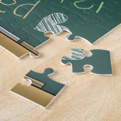 Hellbrauner Junge und positive Worte Puzzle (Seite)