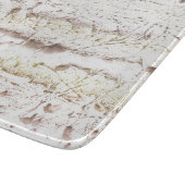 Hellbrauner Marmor Schneidebrett (Ecke)