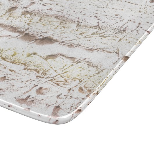 Hellbrauner Marmor Schneidebrett (Ecke)
