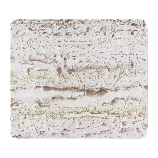 Hellbrauner Marmor Schneidebrett (Vorderseite)