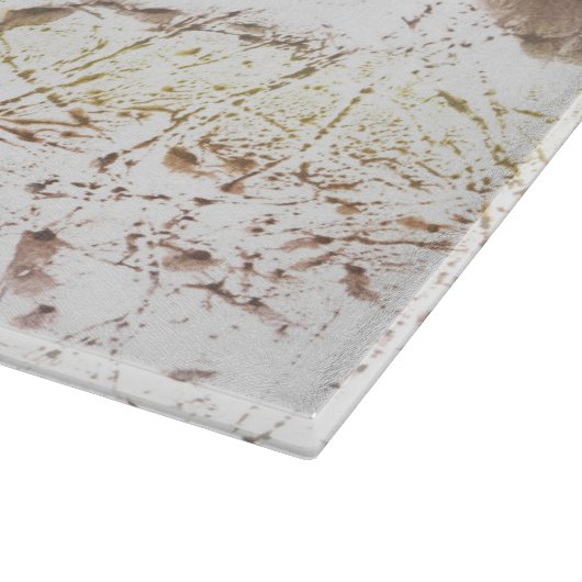 Hellbrauner Marmor Schneidebrett (Ecke)