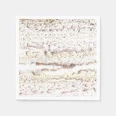 Hellbrauner Marmor Serviette (Vorderseite)