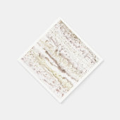 Hellbrauner Marmor Serviette (Ecke)