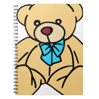 Hellbrauner traditioneller Teddybär Notizblock