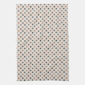 Hellbrauner Wald Polka-Punkte-Design Geschirrtuch (Vertikal)