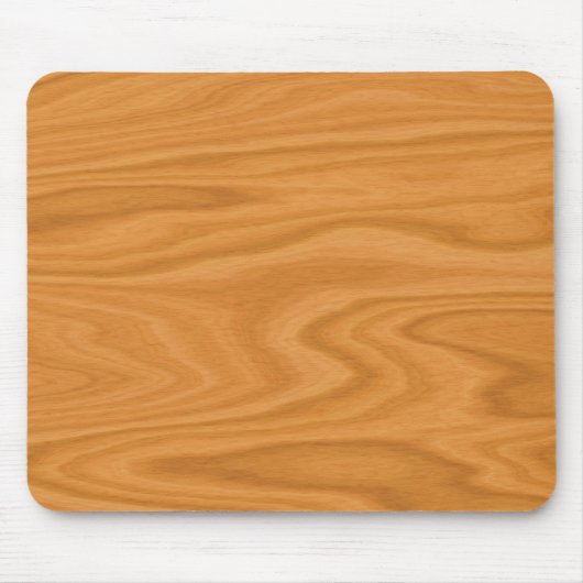 Hellbraunes Holz Mousepad (Vorne)