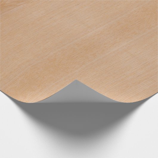 Hellbraunes Holzkorn Geschenkpapier (Ecke)