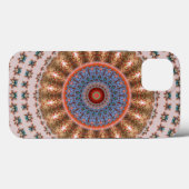 Hellbraunes Mandala-Rad Case-Mate iPhone Hülle (Rückseite (Horizontal))