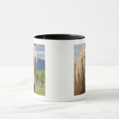 Hellbraunes Pferd Tasse (Zentrum)