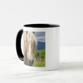 Hellbraunes Pferd Tasse (Vorderseite Links)
