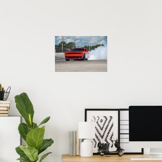 Hellcat Burnout Poster (Heimbüro)