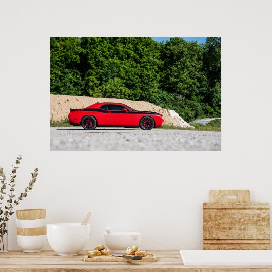 Hellcat Challenger Poster (Küche)