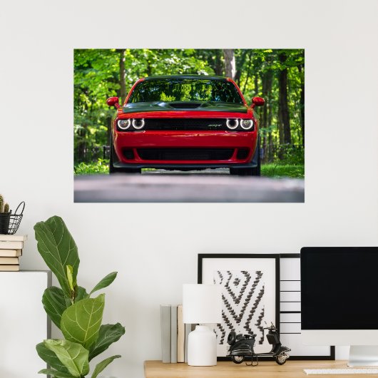 Hellcat Challenger Poster (Heimbüro)