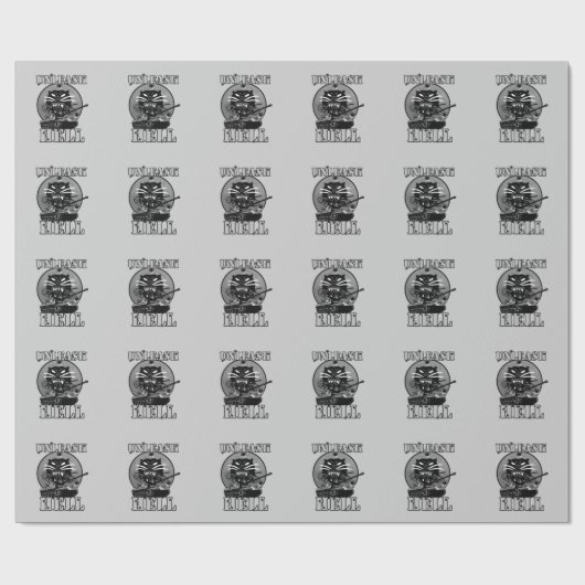 Hellcat-T-Shirts Geschenkpapier (Flach)