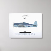 Hellcat VF-10 USS Enterprise Leinwanddruck (Vorderseite)