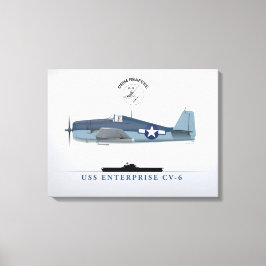 Hellcat VF-10 USS Enterprise Leinwanddruck