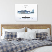 Hellcat VF-10 USS Enterprise Leinwanddruck (Insitu (Schlafzimmer))