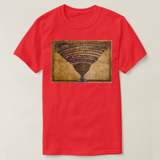 Helldiagramm zwischen 1480 und 1490 von Sandro Bot T-Shirt (Design vorne)