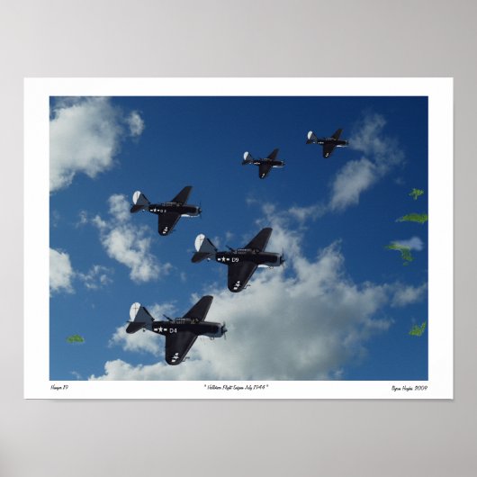 Helldiver Flight Saipan 1944 Poster (Vorne)