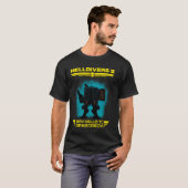 Helldivers 2 Sony Playstation Video Game Say T-Shirt (Vorne ganz)