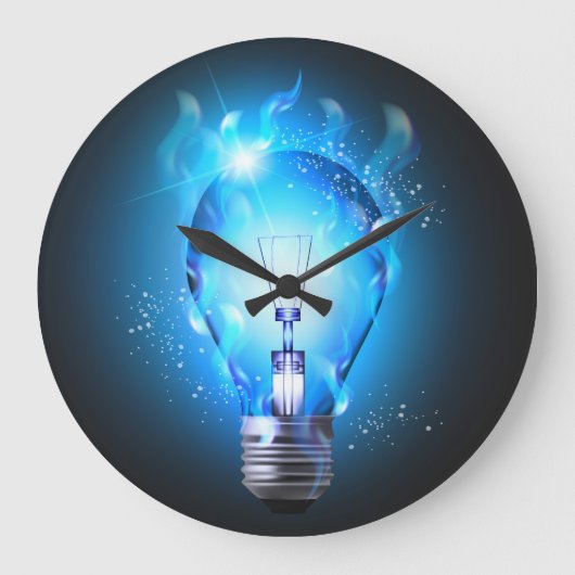 Helle 1 Wall-Uhr Große Wanduhr (Vorderseite)