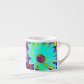 Helle Abstrakt Daisies Espressotasse (Rechts)