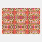 Helle, Abstrakte Blätter Boho Stil (Vorderseite 3)