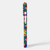 Helle Abstrakte Blume Art Case-Mate iPhone Hülle (Rückseite / Links)