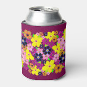 Helle Abstrakte Blume Art Dosenkühler (Kanne Vorderseite)