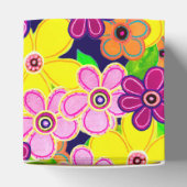 Helle Abstrakte Blume Art Geschenkschachtel (Oben)